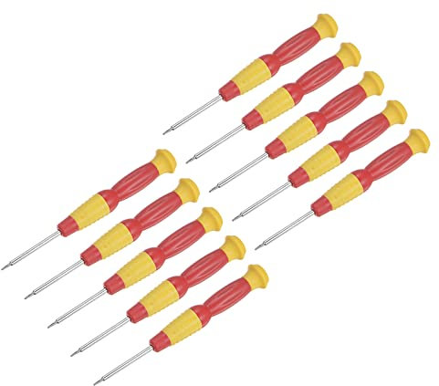 sourcing map Precision Tri-Point Screwdriver, 0.6mm Y-Type for Watch Eyeglasses Electronics Repair, 10 Pcs