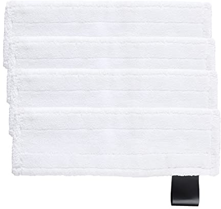 4PCS Bonnettes Microfibre pour SC5 SC3 Easy Fix Kärcher, Lingette Remplacement pour Karcher Vapeur, Chiffons Microfibre pour Karcher Easy Fix SC2 SC3 SC4 SC5, Kärcher Bonnettes pour Buse de Sol