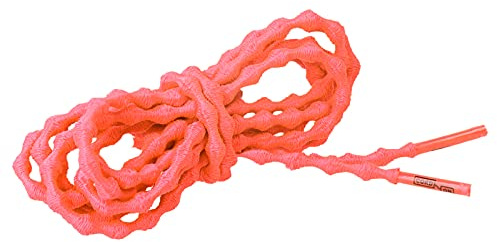 CORD ON Lanière décontractée [1 paire] Lacets de chaussures réglables non attachés – 2,5 mm x 5,6 mm de diamètre, Orange F, 29.52