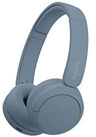Sony WH-CH520 Migliori cuffie wireless Bluetooth On-Ear con microfono per chiamate e controllo vocale, fino a 50 ore di durata della batteria con funzione di ricarica rapida, include cavo di ricarica