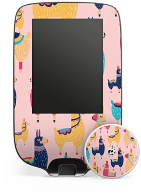 DeinDesign Folie kompatibel mit Abbott Freestyle Libre 2 Lesegerät und Sensor Skin Aufkleber aus Vinyl-Folie Lama Pinata Pattern