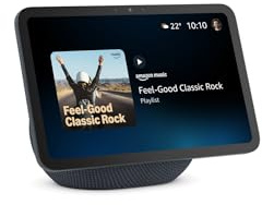 Amazon Echo Show 8 (nouvelle génération) : écran HD 8,7 aux couleurs éclatantes, avec son spatial et Alexa (graphite)