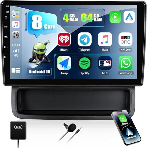 4G+64G 8 CoreCAMECHO Android 13 para Opel Vivaro A 87R/Renault Trafic II Nissan Primastar con Navi Carplay Android Auto, 10 Pulgadas Pantalla Doble DIN autoradio con Bluetooth5.0 FM/RDS+DSP
