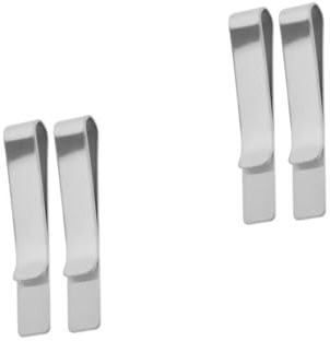 DEARMAMY 2 Ensembles Pinces À Cravate Boucles Clips Ceintures Affaires Pour Hommes Cintres Cravates Bracelets De Crédit Accessoires De Poche Support À Cliquet Fermoir 2 pièces * 2