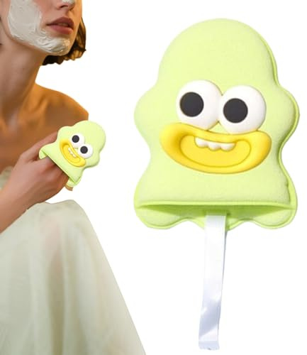 Mimoqk Spugne Viso per Pulizia | Scrub Esfoliante Riutilizzabile per il Viso,Strumento Di Pulizia Del Viso Per La Pelle Sensibile Per La Doccia Quotidiana Mattina E Sera, Dem Aquillage Viaggi