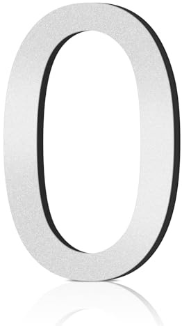 House Numbers, DIY Number, Door Self-adhesive Stickers For Apartment Hotel Street Room Address,Silver