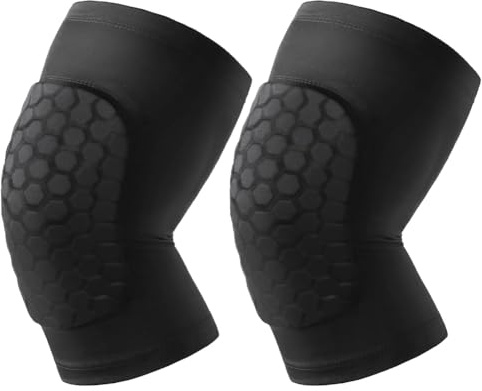 AYBUY Sportknäskydd, sportknäskydd, anti-kollisionsknä, 2 enheter, mångsidig komfort unisex, för volleyboll basketdans (kort M-stil)