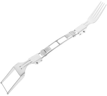 SECFOU Coltello per Tagliare Anguria in Acciaio Inossidabile 2 in 1 Doppia Testa Resistente All'usura e Taglio Uniforme per Uso Domestico