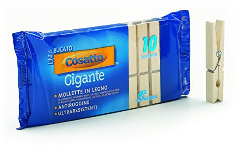 Cosatto mollette di Legno Gigante, Beige Naturale, 10 cm, Pezzi