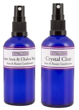 Aura spray Bundle - Super aura y chakra de reparación, Crystal Clear 100ml