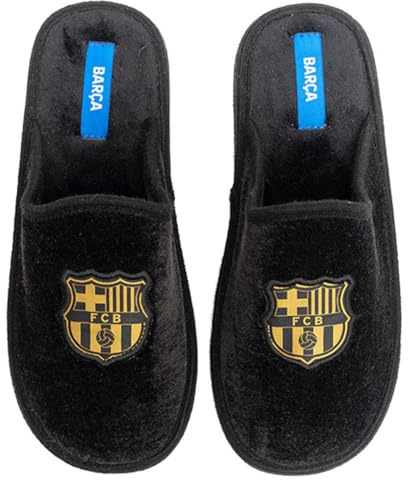 MARPEN SLIPPERS Barcelona FC Oficial – Zapatillas Estar por Casa Niño Invierno Antideslizantes | Zapatillas andar por Casa Cómodas | Zapatos Niña Invierno Ligeras – Talla 35