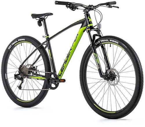 29 Zoll Alu Leader Fox Esent 8 Gang Mountain Bike Fahrrad Schwarz Grün Rh 41cm 2023