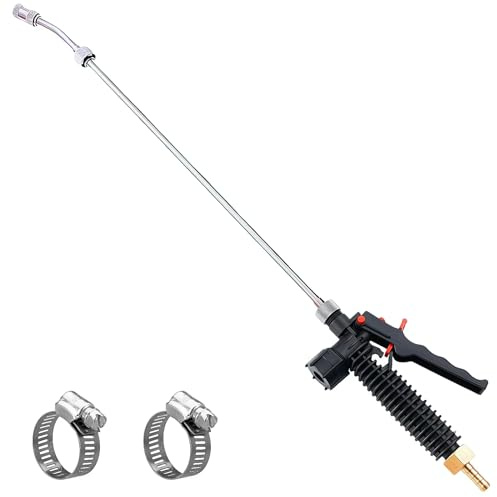 73,5 cm Sprühstab, verstellbarer Universal-Sprühstab mit 0,95 cm Messingstab, Edelstahl-Ersatzsprüher mit Absperrventil (0,95 cm Widerhaken-Sprühstab)