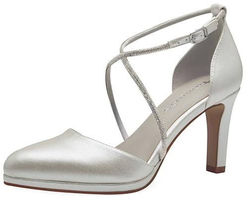 Tamaris Pumps Damen Vegan Elegant weiß,EU 39