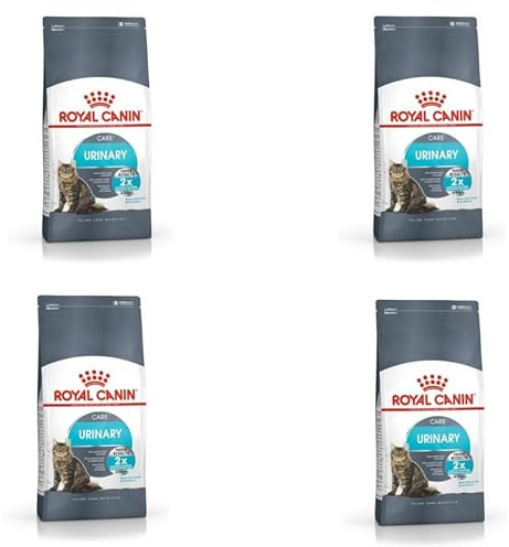 Royal Canin Urinary Care | Paquete de 4 | 4 x 400 g | Alimento seco para Gatos Adultos | para Mantener la Salud del tracto urinario y un pH bajo