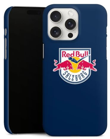 Premium Case kompatibel mit Apple iPhone 15 Pro Max Smartphone Handyhülle Schutzhülle matt EC Red Bull Salzburg Offizielles Lizenzprodukt Eishockey