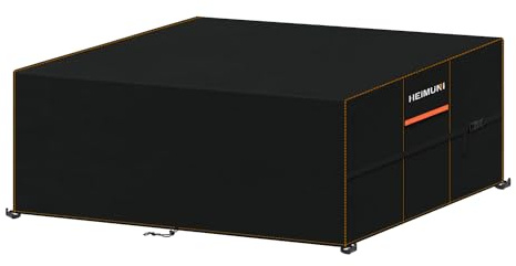 HEIMUNI Abdeckung für Gartenmöbel 200x100x75cm Gartentisch Abdeckung | Abdeckplane Gartenmöbel Wasserdicht Schutzhülle Gartenmöbel Winterfest Abdeckplane für Terrassenmöbel Lounge Sofa Anti-UV