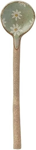 Soup Spoons,Soup Spoons,Coffee Spoons,Dinner Spoon,Restaurant Dessert Spoon Afternoon Tea Coffee Stirring Spoon Seasoning Spoon Small Spoon Flower Beautiful Small Spoon Small Ladle (Color : F) (Color