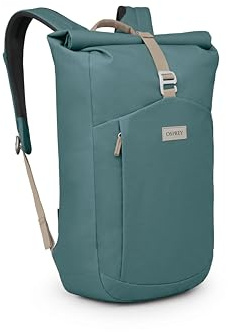 Osprey Arcane Unisexe Sac à dos roll-top, 22L, Cascade Blue, O/S