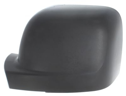 Wing Door Mirror Cover, Fits Vauxhall Vivaro X82 MPV & Van 2014-2019 | Clip On, Black Textured, Cap Casing, UK Passengers Side Left Replacement