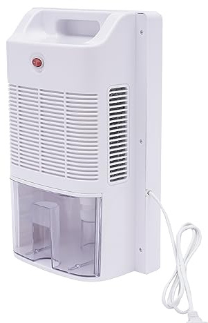 Konfiur 100W Luftentfeuchter, 2L Raumentfeuchter Entfeuchter Elektrisch, Dehumidifier Unter 30 dB für 50m² Wohnung Badezimmer, Keller, mit Automatischer Abschaltung und Abtauen, 24.5 * 14.5 * 37.5cm