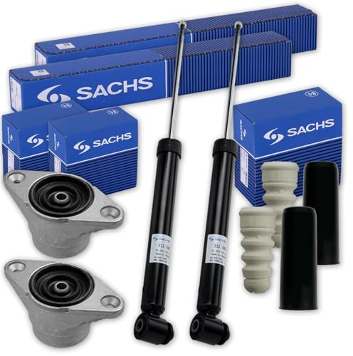 2x Sachs Stossdämpfer Domlager Protection Kit hinten | 312640+802327+900082 Kompatibel mit A6 C6 (4F2),A6 C6 Avant (4F5)