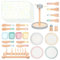 UMU® Grande set di stoviglie in legno – Servizio da tavola da 28 pezzi per cucina bambini con piatti, tazze, posate e supporto – accessori da cucina per cucina giochi – stoviglie gioco di ruolo a
