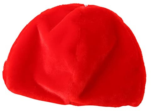 JOINPAYA Papageienkostümhut Cartoon-plüschhut Lustige Kopfbedeckung Für Erwachsene Junge Mädchen Mit Papageienkopf Design Als Foto-requisite Lieferbar in Rot