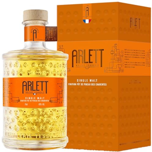 Whisky Arlett Single Malt Fût de pineau - Origine France - 70cl