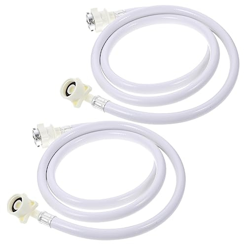 IWOWHERO 2pcs Washing Machine Water Inlet Pipe Hose Extension Line for Home Washer Use Standard Connectors