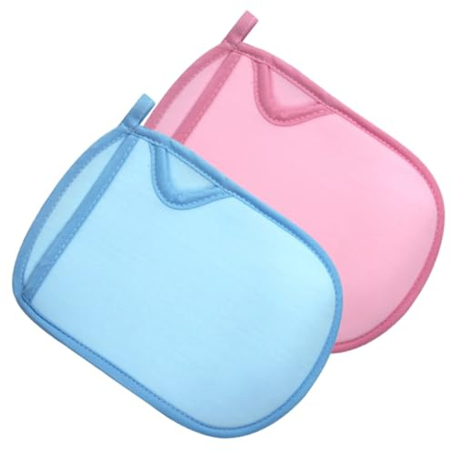 VILLCASE Exfoliator Shower Gloves 4Pcs Pva Bath Mitts for Boys and Girls Massage Effect Skin-Friendly Body Scrubbing Mitt for Dormitory Bath