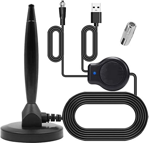 DollaTek Antenna TV con amplificatore digitale 1080P HDTV 4K da interno amplificato