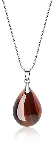 COAI Damen 925s Halskette aus Edelsteine Träne der Engel Anhänger