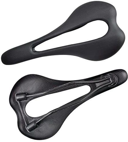 YHESEN Ultraleichter Fahrradsattel aus Kohlefaser für Rennräder und Mountainbikes