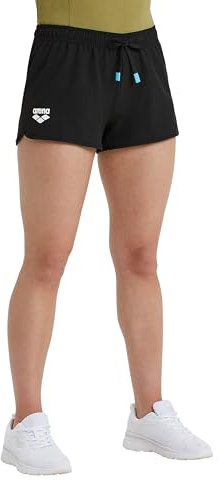 arena Team Short Solid Maillot, Noir, M Femme