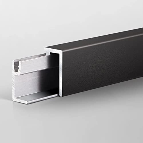 Sockelleiste Sockelleisten Fussleisten Schwarz Sockelleisten-Formteil Aus Aluminium, Wandsockelverkleidung Für Badezimmer, Küche Und Wohnzimmer, Eckenschutz Für Sockelleistenabdeckungen ( Color : W 30