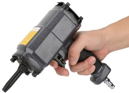 Nailer Pull G-u-n, Potente Levachiodi con Aria Compressa, Materiale in Lega di Alluminio e Acciaio, per Lavorazione del Legno, Parti in Plastica