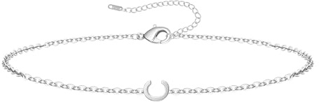 RMMD Armband Damen Gold Silber - 18K Gold/Weißgold Vergoldete Initialen Armband mit Buchstaben Armbänder Personalisiert Geschenke Modeschmuck für Frauen Teenager Mädchen