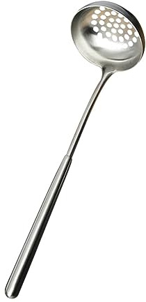 ABOOFAN Cuchara De Servicio Inoxidable Mango Cucharón Sopero Colador Para Olla Caliente