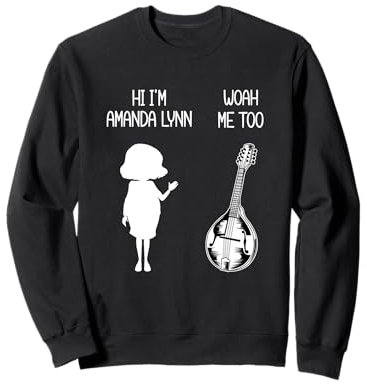 Mandoline Lecteur de musique folk Instrument à cordes Mandoliniste Sweatshirt
