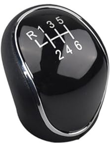 Gear Stick Shift Cover Manual Gear Shift Knob Shifter Lever Headball 5 6 Speed Car Accessories Compatible With Ford Mondeo Mk4 S-Max C-Max For Focus Mk2 Kuga(6 Speed-L)