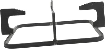 SEWACC Support De Cuisinière à Gaz Antidérapant Accessoire Cuisine Noir Solide Conception Simple Compatible Casseroles Et Woks