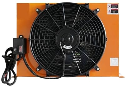 Radiatore aria-olio idraulico, Radiatore 'olio idraulico, di controllo a temperatura industriale AH1012T-CA per sistema idraulico CNC(AH1012T -12V/24V)
