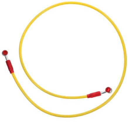 TOYZFRIENDY Tubo Freno per Moto Rivestito in Gomma Filo d Acciaio Forniture per Impianto Frenante Adatto per Sostituzione e Modifica Motocicletta