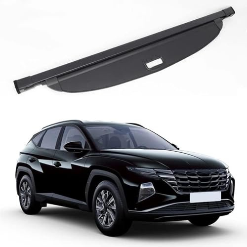 Coche Cubierta De Carga Retráctil para Hyundai Tucson 2021-2022 Estante De Equipaje De Maletero Privacidad Cargo Enrollable Accesorios Coche