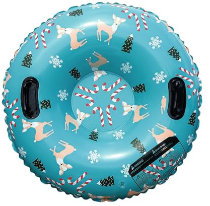 Schneeröhren Für Kinder Und Erwachsene, Mit Glattem Gleitboden, 82 Cm, Robuste Aufblasbare Schneeschlitten, Schlittenspielzeug, Outdoor-Sportaktivitäten, Geschenk, Sichere Griffe, Für Familie, Freunde