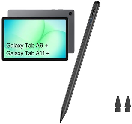 Tab A11+ Stylus Pen for Samsung Galaxy Tab A11/A9/A9+Plus Android Tablet Fast Charging, Precise S Pencil Touchscreens Stylists (Black1)