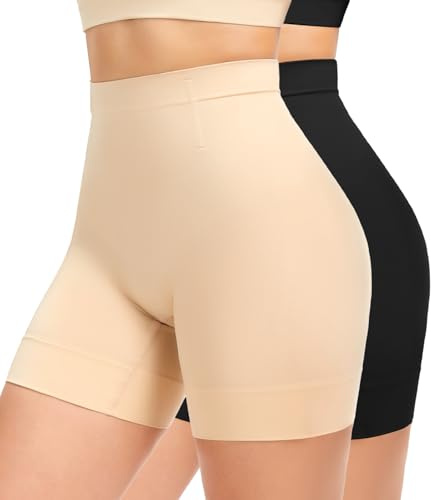 YADIFEN Women Shapewear Tummy Control Knickers Mid Waist Body Shaper Shorts | Seamless Shapewear Suck in Tummy Pants Slimming Underwear Shaping Panties Hip Lifting Anti Chafing