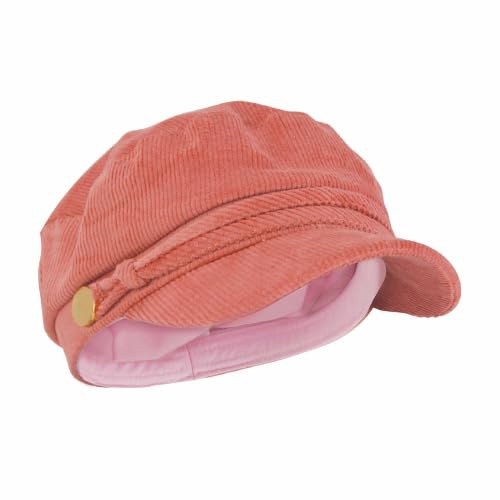 Sock Snob Ladies Cotton Peaked Denim or Corduroy Baker Boy Hat Fiddler Cap | Natural Fibre Headwear | Eight Panel Heritage Look | Smart Weekend Accessory | Plant Derived Softness