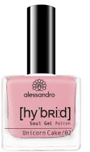 alessandro HYBRID Lack Unicorn Cake - im pastelligen Rosa - In nur 3 Schritten - perfekte Nägel ohne LED -bis zu 10 Tagen halt! 8 ml